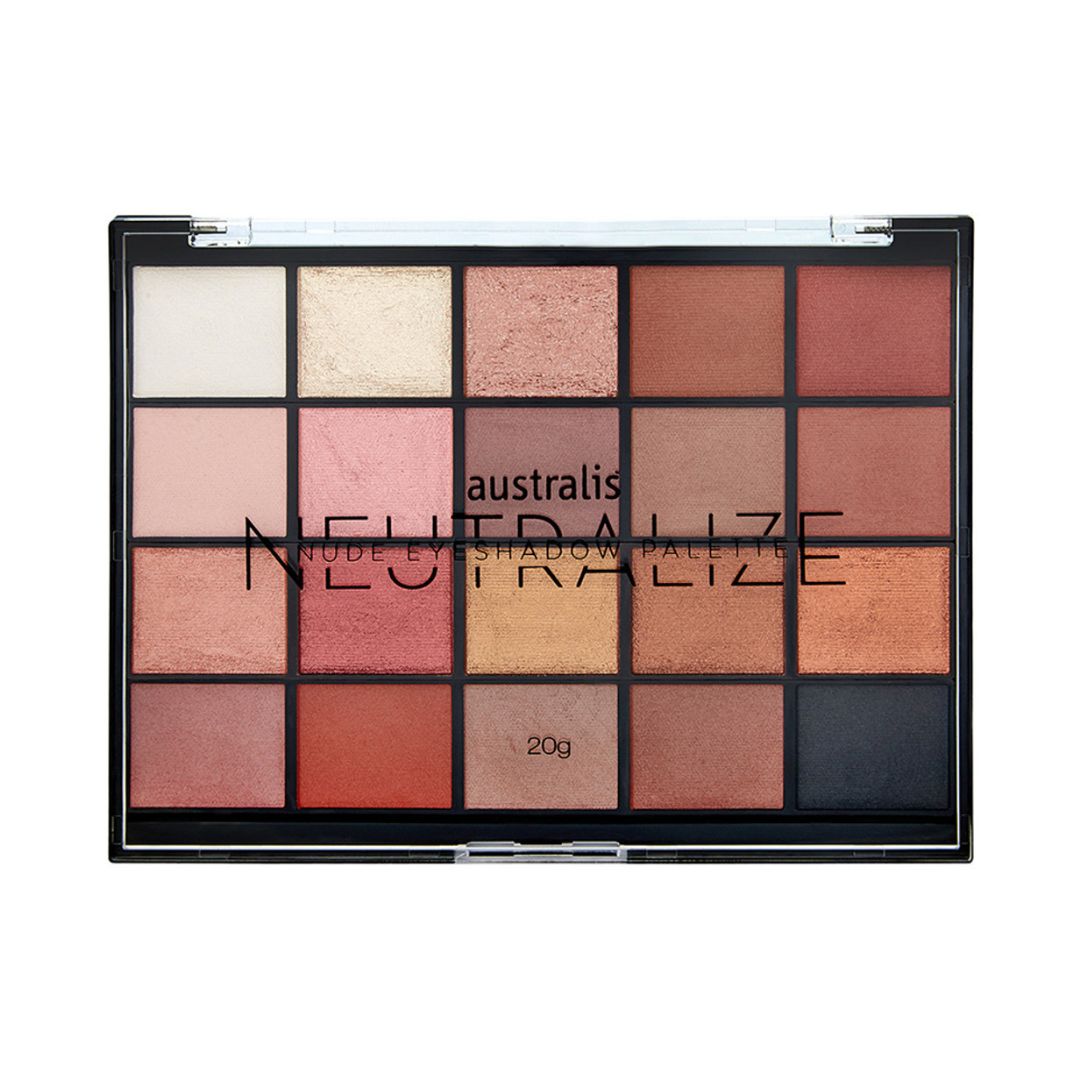 Australis Neutralize Nude Eyeshadow Palette 20 Colors 20g