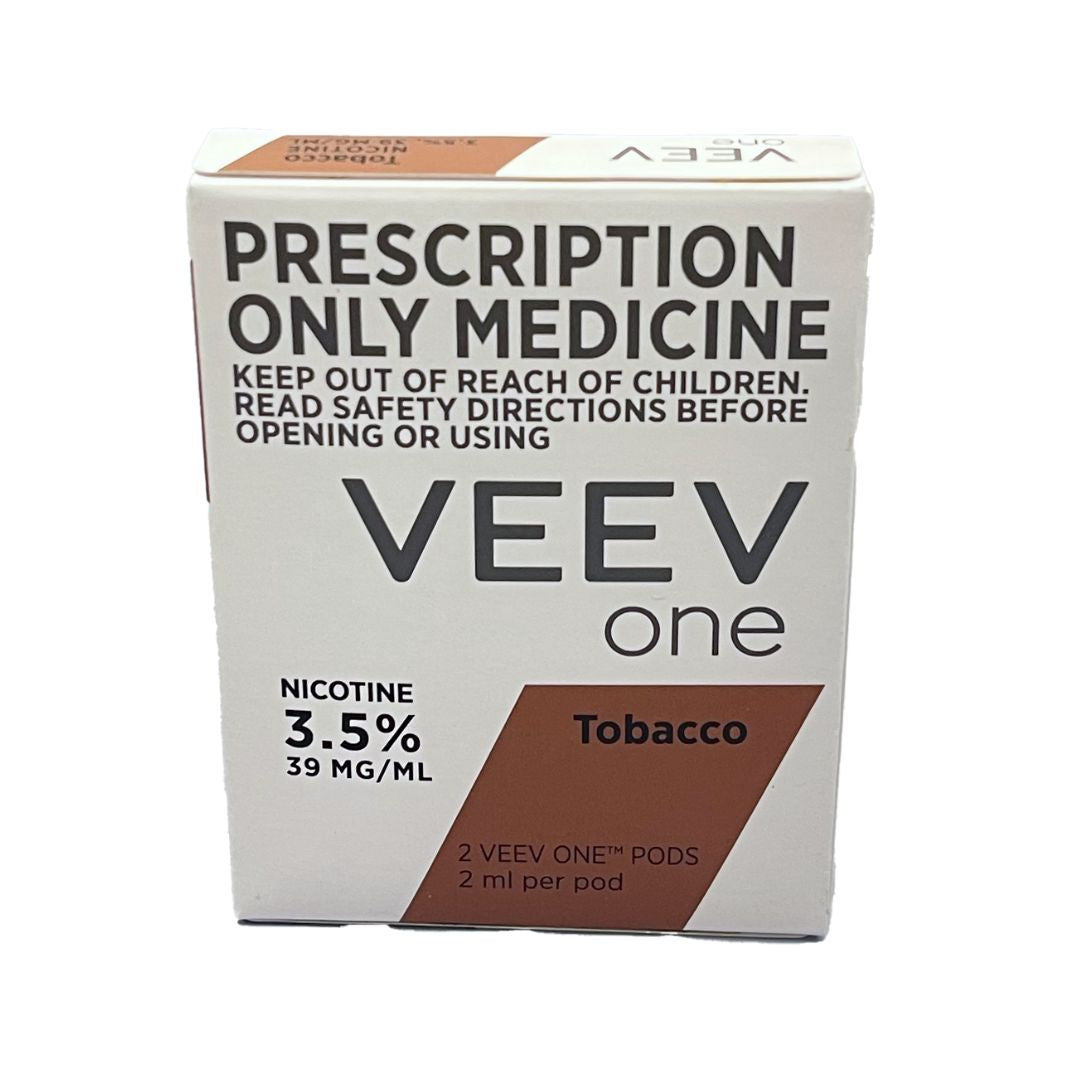 VEEV ONE NICOTINE Flavor Pod 2Pack 3.5%, 39mg/ml, Tobacco/ Mint
