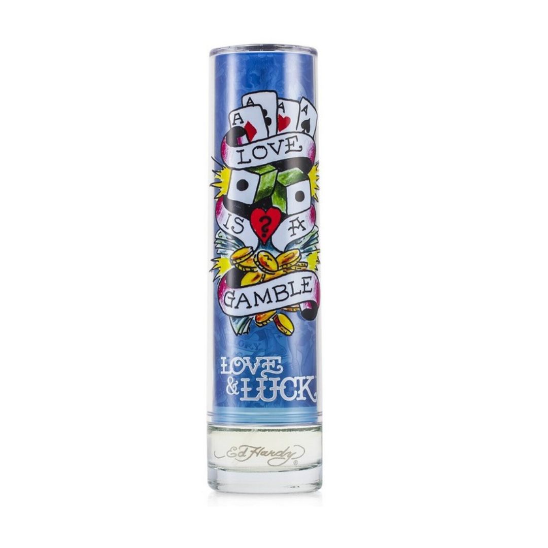 Ed Hardy Love Luck 50ml EDT Spray Men [UNBOXED TESTER 98% REMAINING]