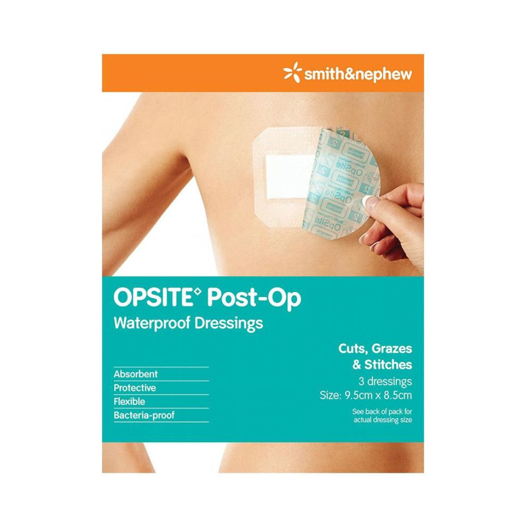 Opsite Post-Op 9.5cm x 8.5cm 3PK/ 6.5cm x 5cm 5PK