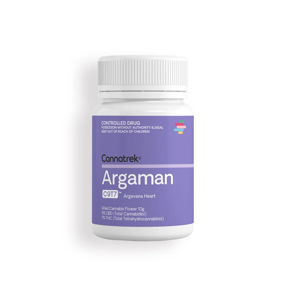 Cannatrek Argaman 9% CBD 7% THC Cannabis Flower - 10g
