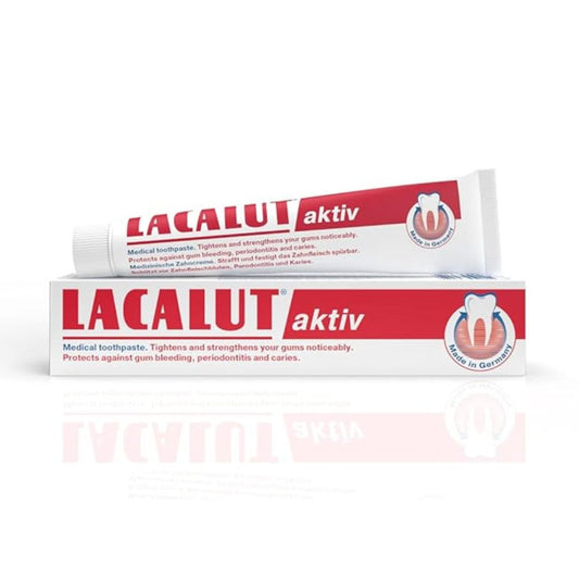 Lacalut Aktiv Toothpaste 75G (Special Sales - Buy 1 Get 2)