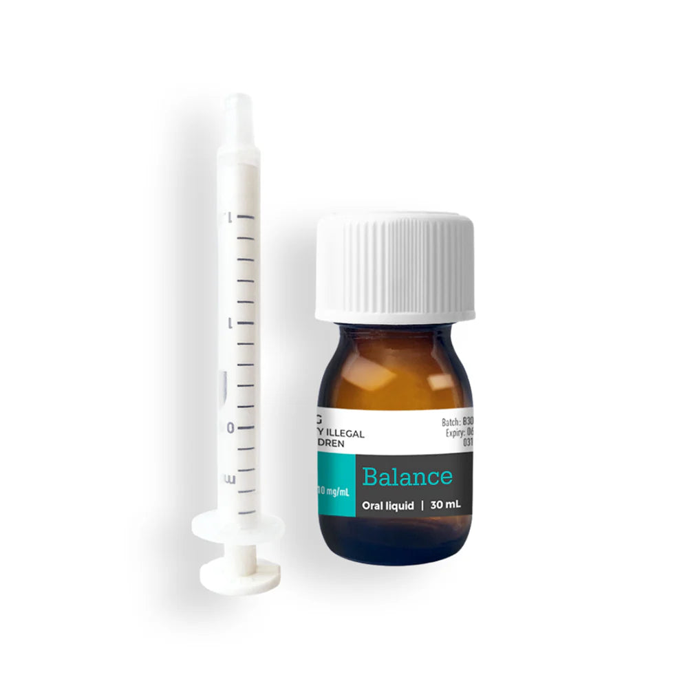 Levin Health Balance THC 10mg/ml CBD 10mg/ml Cannabis Oil - 30mL
