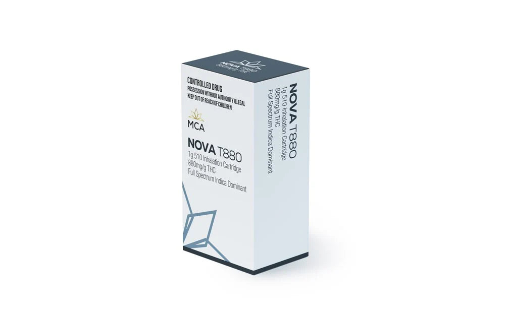 MCA Nova (Original Blitz) Cartridge THC 880mg 510 Cannabis Vape Inhalation - 1g