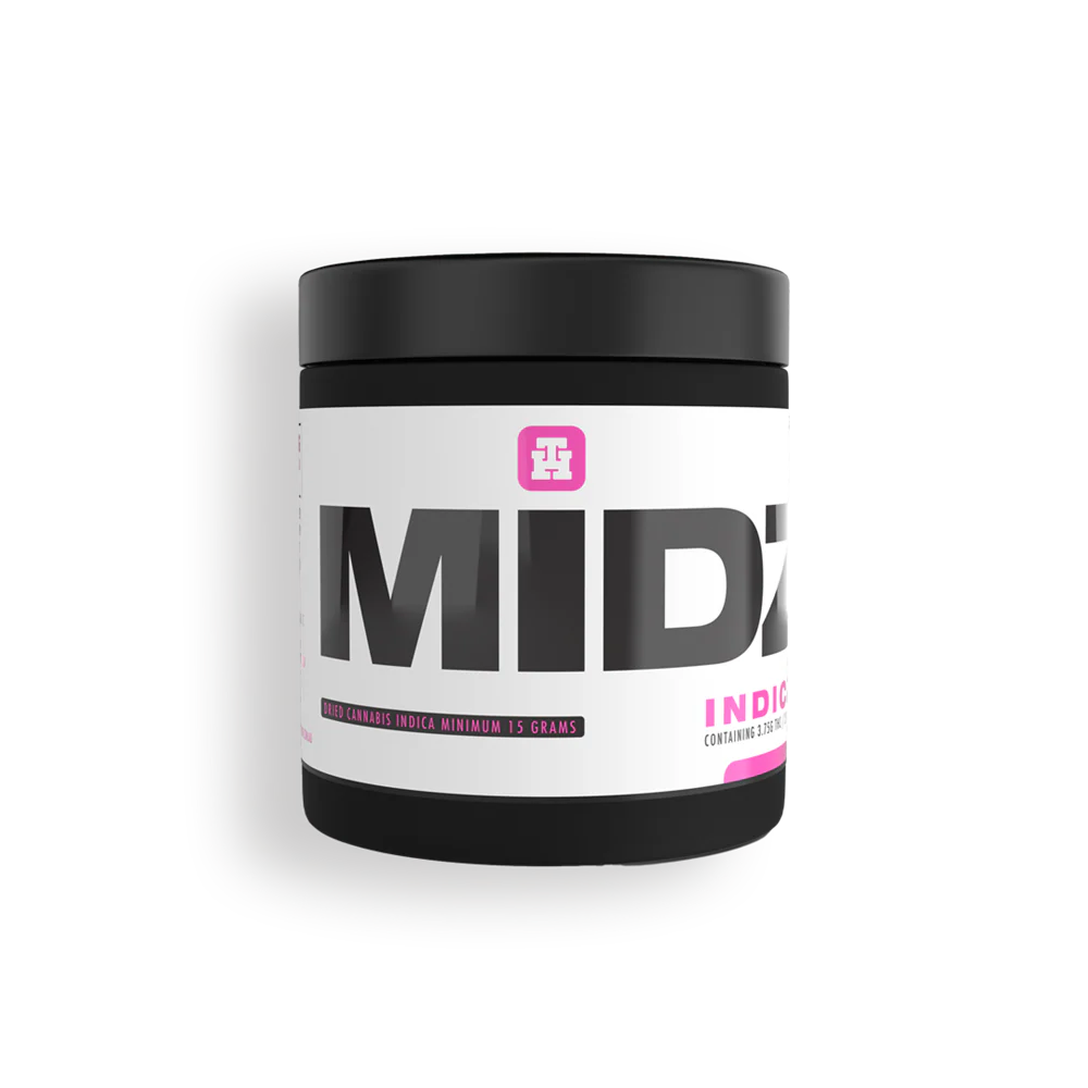 MIDZ Indica 25% THC Cannabis Flower - 15g