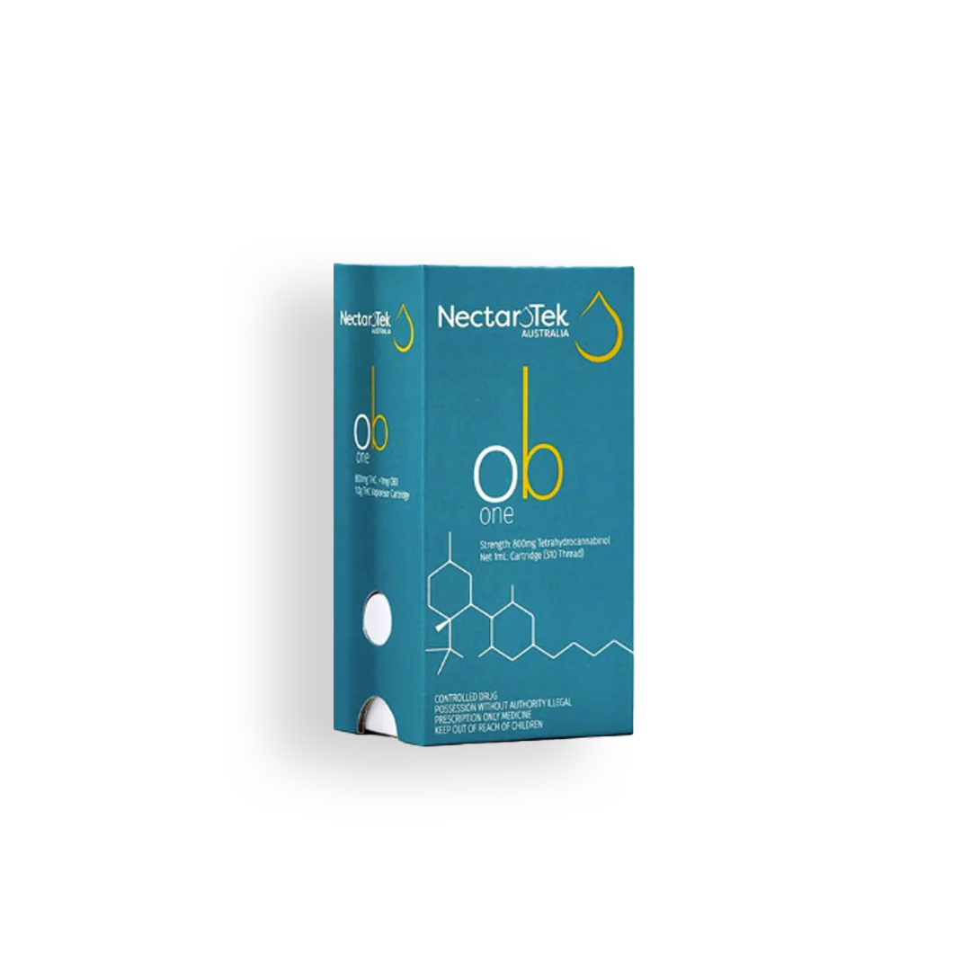 NectarTek OB ONE Cartridge THC 800mg 510 Cannabis Vape Inhalation - 1g