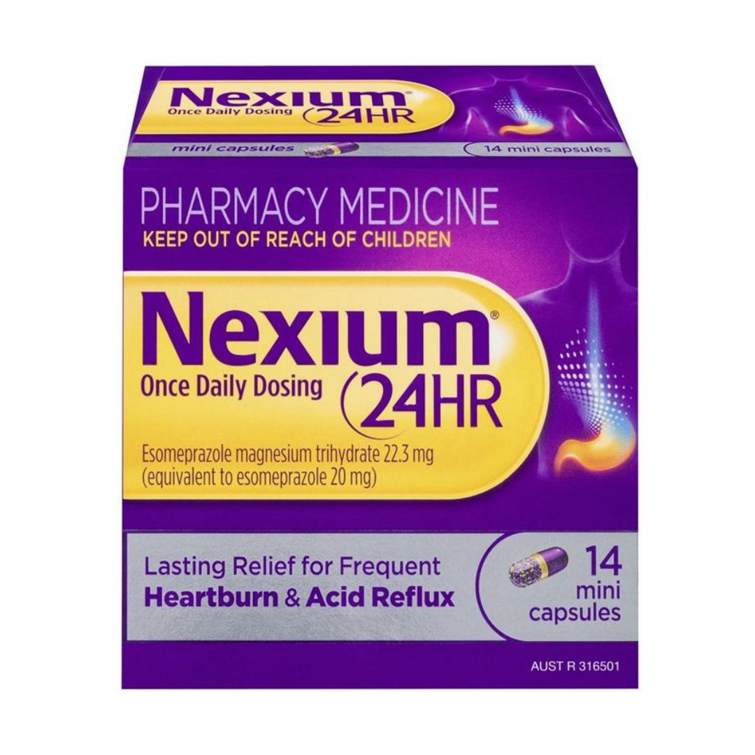 Nexium 24hr 20mg 14 Mini Capsules