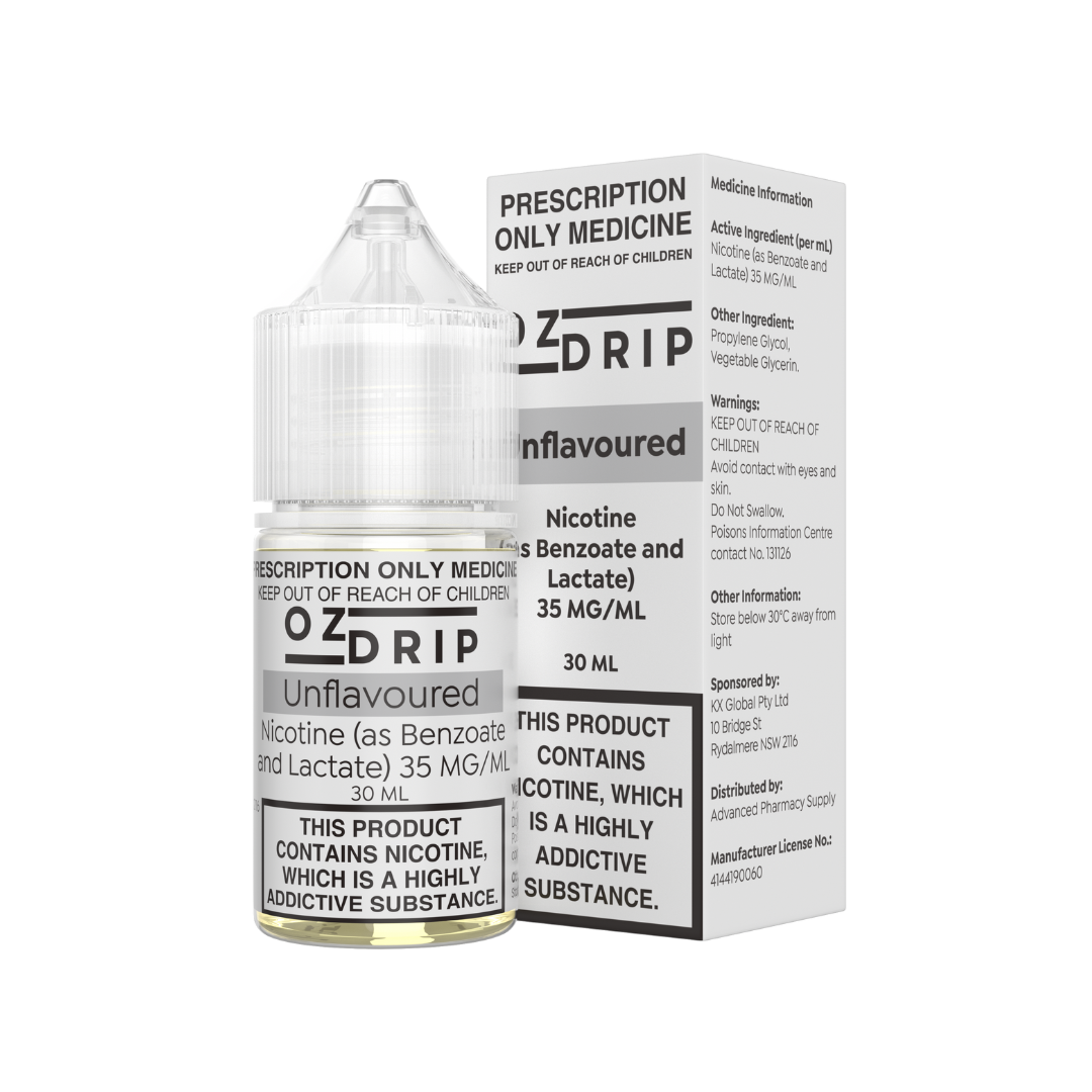 Ozdrip Nicotine Vape E-Liquid 35mg/ml 30ml, Tobacco/Mint/Methol/Unflavoured