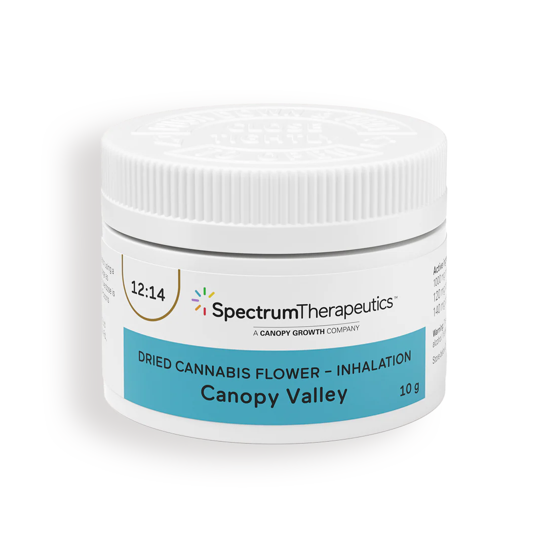 Spectrum Therapeutics Canopy Valley Balanced 12% THC 14% CBD Cannabis Flower - 10g