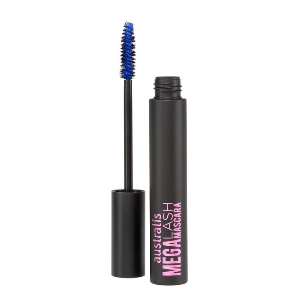 Australis Mega Lash Mascara Vegan Friendly - ELECTRIC BLUE/ BLACK