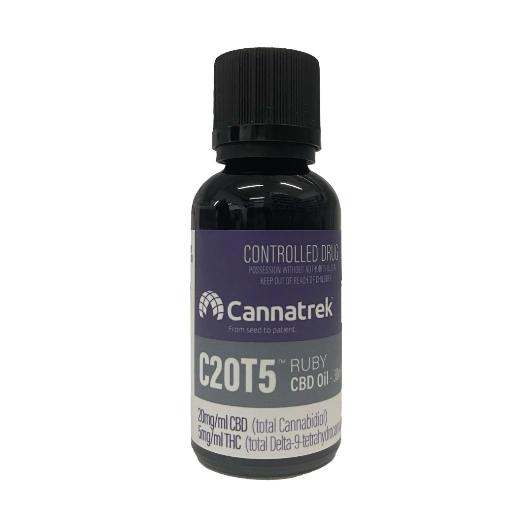 Cannatreck C20T5 RUBY CBD Oil 30ml