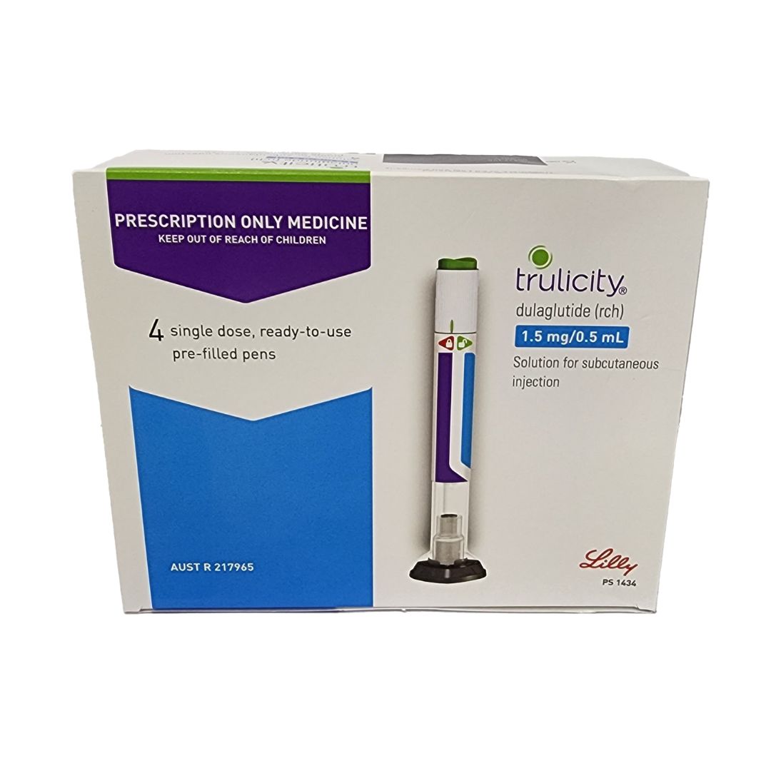 TRULICITY dulaglutide 1.5 mg/0.5 mL solution for subcutaneous injection
