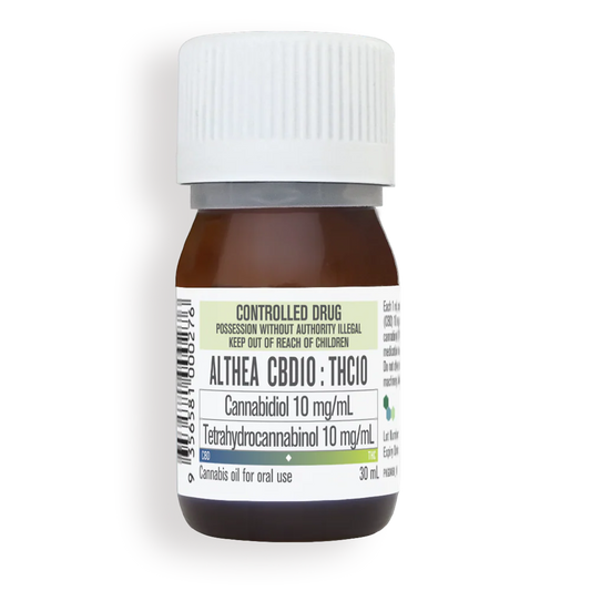 Althea Balanced THC 10mg/ml CBD 10mg/ml Cannabis Oil - 30mL