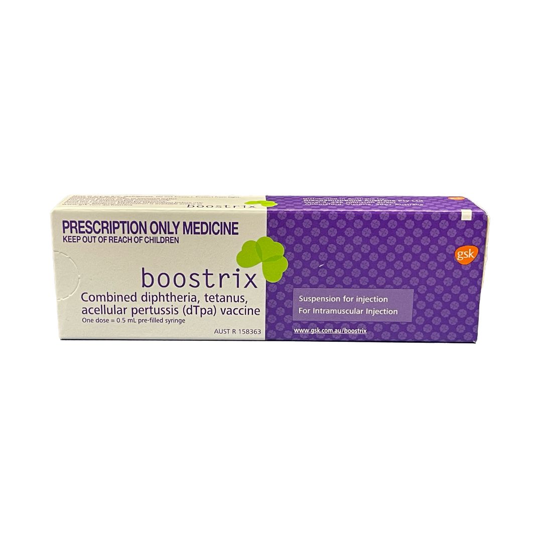 Boostrix Pre-Filled Syringe 1 - Diphtheria + Tetanus + Pertussis Vacci ...