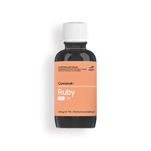 Cannatrek Ruby THC Oil THC 25mg/ml Cannabis Oil - 30mL