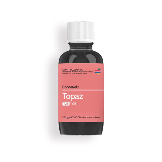 Cannatrek Topaz THC Oil THC 25mg/ml Cannabis Oil - 30mL