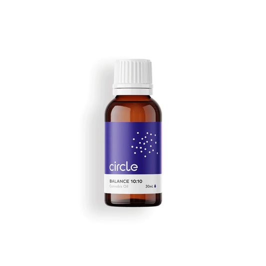 Circle Balanced THC 10mg/ml CBD 10mg/ml Cannabis Oil - 30mL