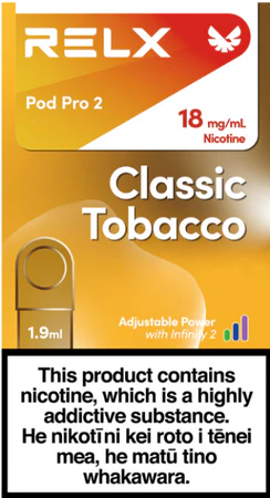 RELX Infinity Pod Pro 2 18mg/ml 1.9ml Replacement Pods - No Prescription Required