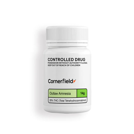 Cornerfield Outlaw Amnesia THC Cannabis Flower 20% - 14g