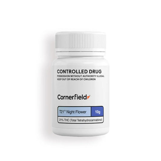 Cornerfield T21 NIGHT THC Cannabis Flower 21% - 10g
