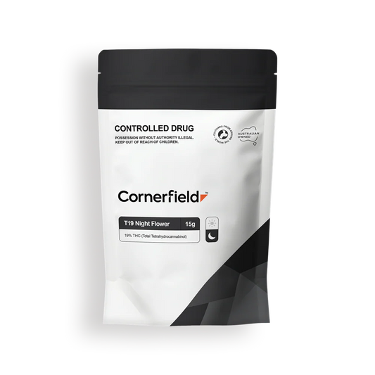 Cornerfield T19 NIGHT THC Cannabis Flower 19% (P) - 15g