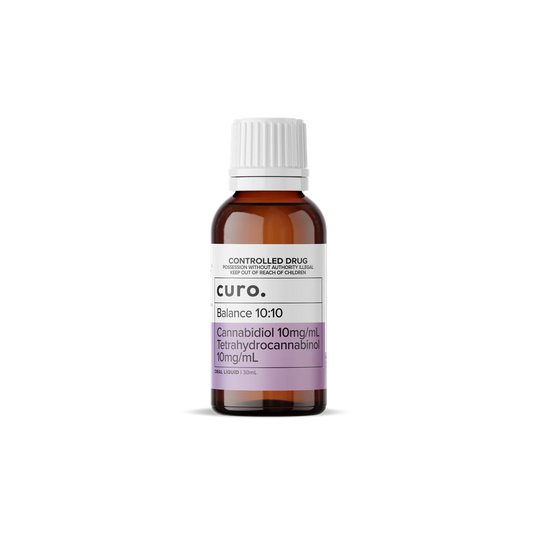 Curo Balance THC 10mg/ml CBD 10mg/ml Cannabis Oil - 30mL
