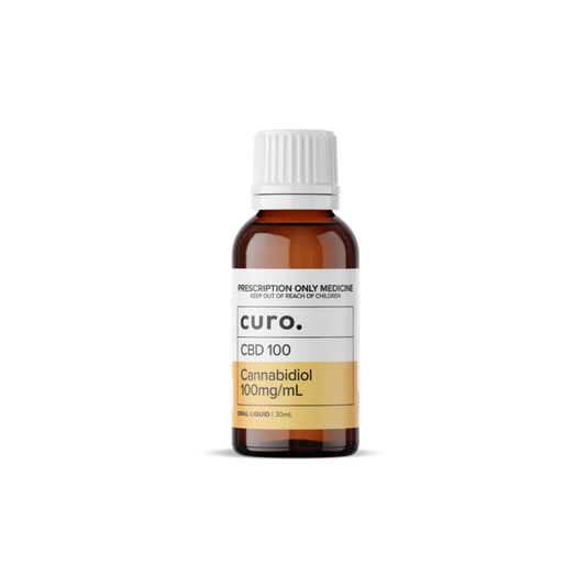 Curo CBD Oil CBD 100mg/ml Cannabis Oil - 30mL