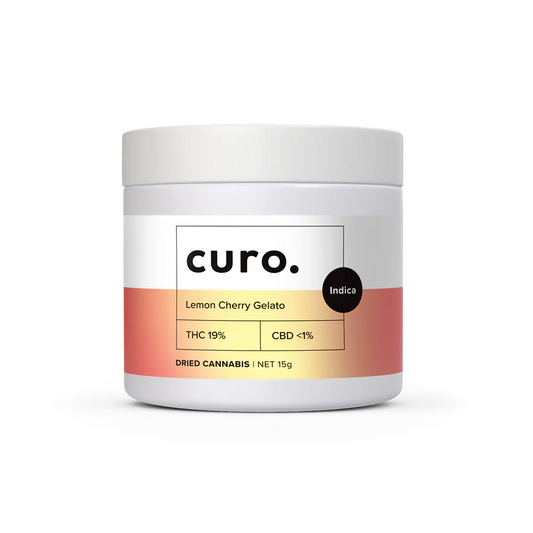 Curo Lemon Cherry Gelato 19% THC Cannabis Flower - 15g
