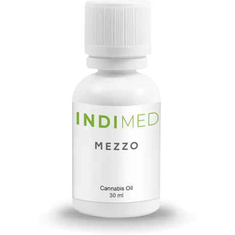 IndiMed Mezzo THC 9.9mg/ml CBD 9.9mg/ml Cannabis Oil 30mL