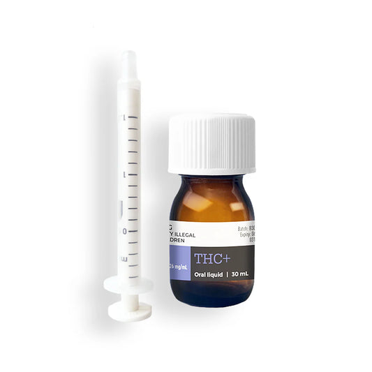 Levin THC+ Oil THC 26mg/ml CBD 1mg/ml Cannabis Oil - 30mL