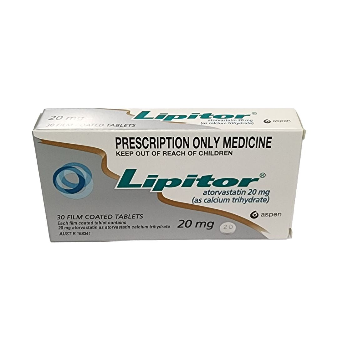 Lipitor 20mg Tablets 30 - Atorvastatin