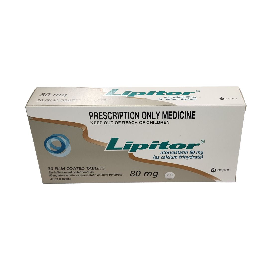 Lipitor 80mg Tablets 30 - Atorvastatin
