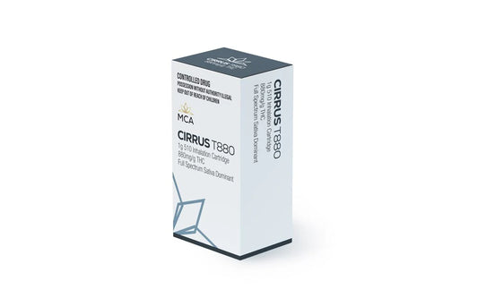 MCA Cirrus (White Lemon) Cartridge THC 880mg 510 Cannabis Vape Inhalation - 1g