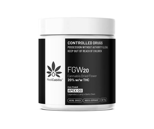 MediCabilis FGW20 Apex OG 20% THC Cannabis Flower - 15g