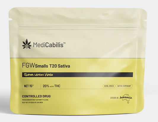 MediCabilis FGW Smalls 20% THC Super Lemon Haze Cannabis Flower - 15g