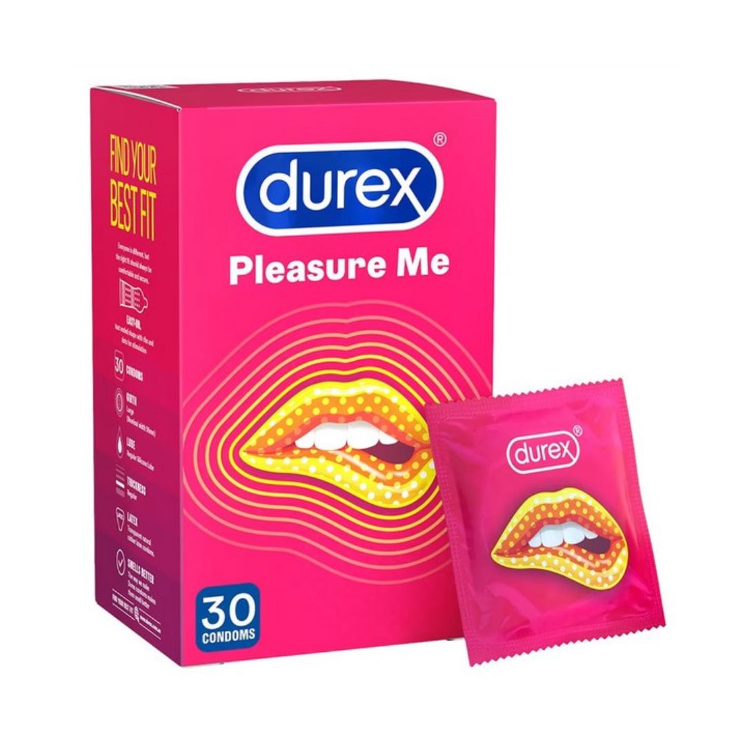 Durex Pleasure Me Regular Fit Condoms 30 Pack Value Pack