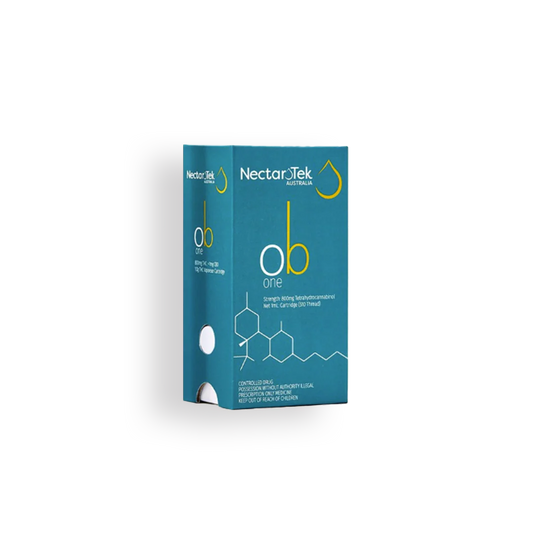 NectarTek OB ONE Cartridge THC 800mg 510 Cannabis Vape Inhalation - 1g