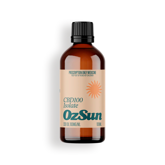OzSun CBD100 Isolate Cannabis Oil - 100mL