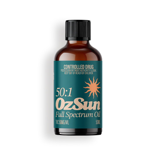 OzSun THC 50:1 Full Spectrum Cannabis Oil - 50mL