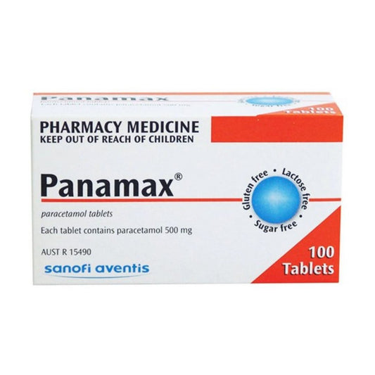 Panamax Paracetamol 500mg Tablets 100