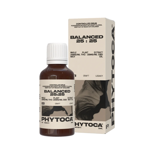 Phytoca Balanced THC 25mg/ml CBD 25mg/ml Cannabis Oil - 30mL