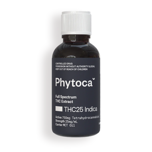 Phytoca Indica Full Spectrum THC 25mg/ml Cannabis Oil - 30mL