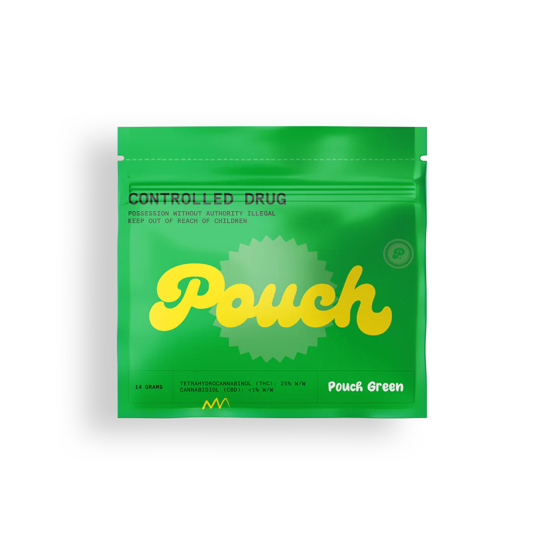 Pouch Green 25% THC Cannabis Flower - 14g