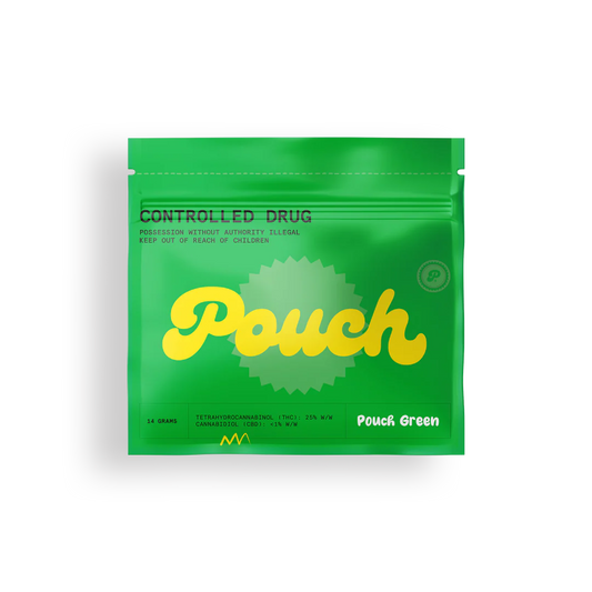 Pouch Green 25% THC Cannabis Flower - 14g