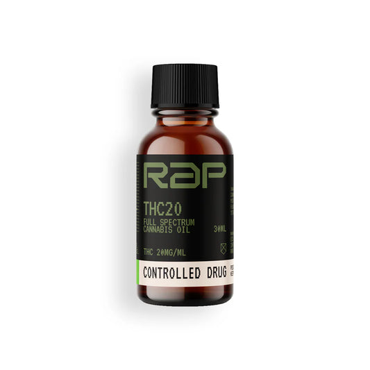 Rap Med THC Oil THC 20mg/ml Cannabis Oil - 30mL