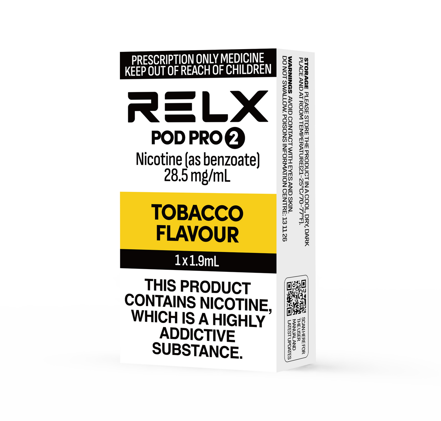 RELX Pod Pro 2 28.5mg/ml 1.9ml Nicotine Vape Replacement Pods