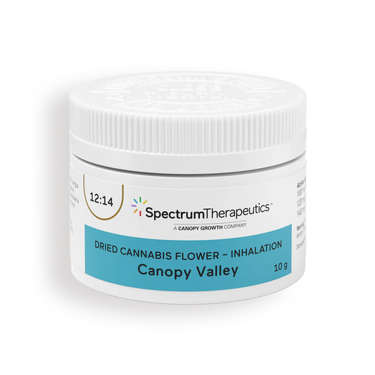Spectrum Therapeutics Canopy Valley Balanced 12% THC 14% CBD Cannabis Flower - 10g
