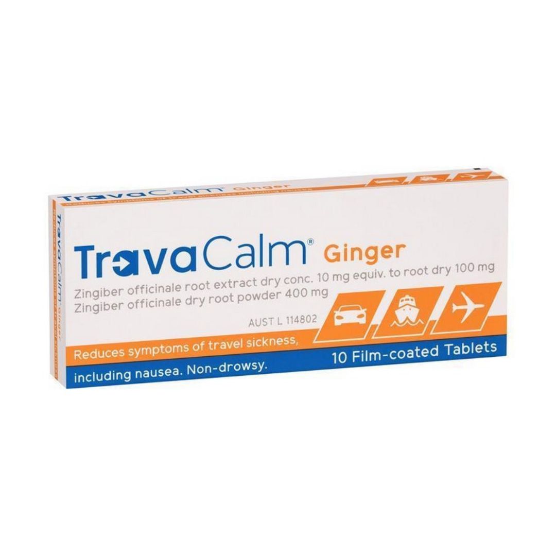 Travacalm Ginger 10 Tablets
