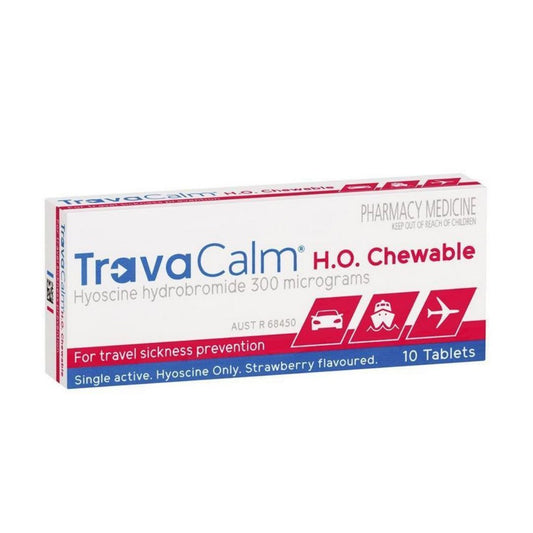 Travacalm Travel Sickness HO 10 Tablets