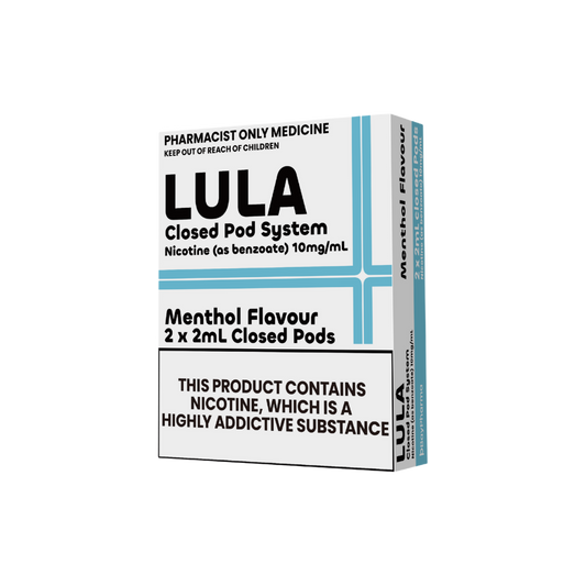 Lula Nicotine Vape Pod 2Pack 10mg/ml - No Prescription Required